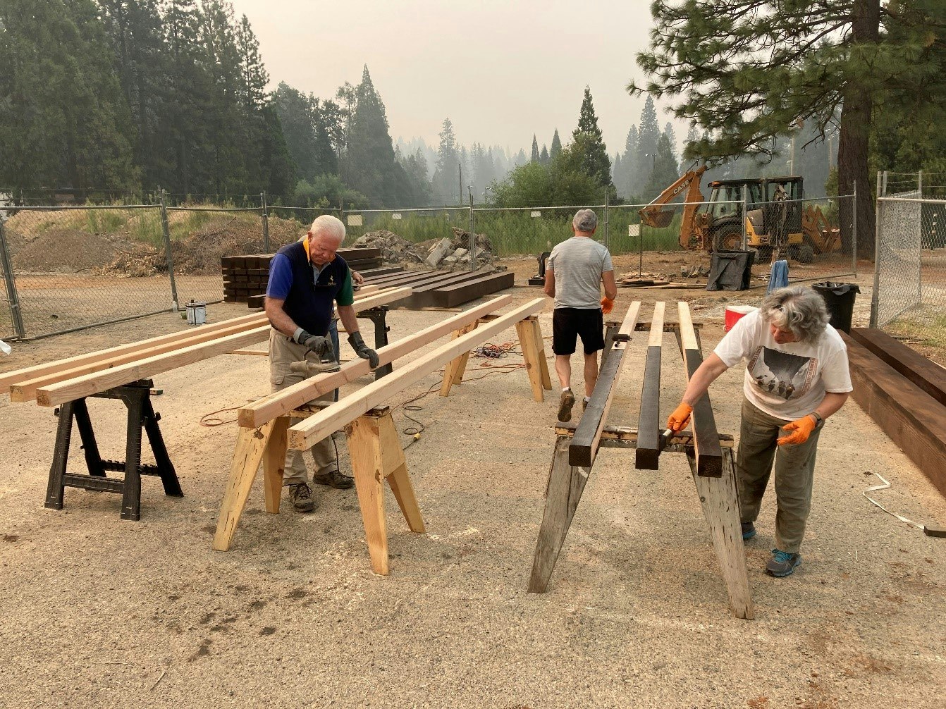 May contain: wood, human, person, plywood, and lumber