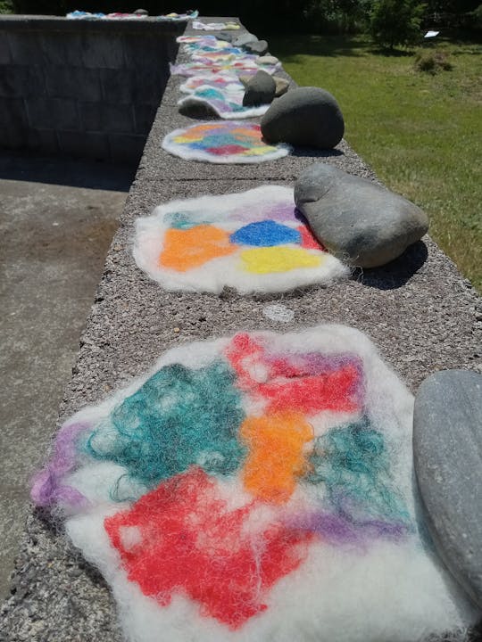 May contain: path, walkway, flagstone, and slate