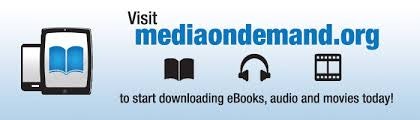 Ad banner promoting mediaondemand.org for downloading eBooks, audio, and movies.