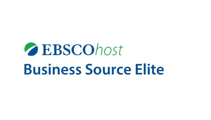 EBSCOhost Business Source Elite logo on a white background.