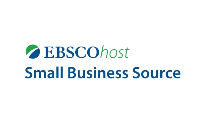 EBSCOhost Small Business Source logo on a white background.