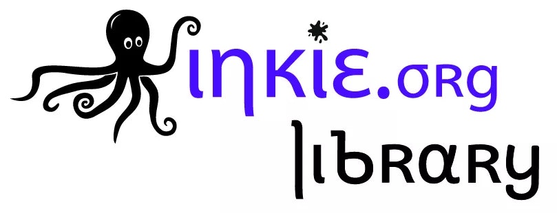 Logo with an octopus and the text "inkie.org Library".
