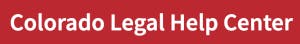 Text "Colorado Legal Help Center" on a red background.