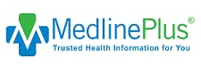 Logo of MedlinePlus, a health information resource.