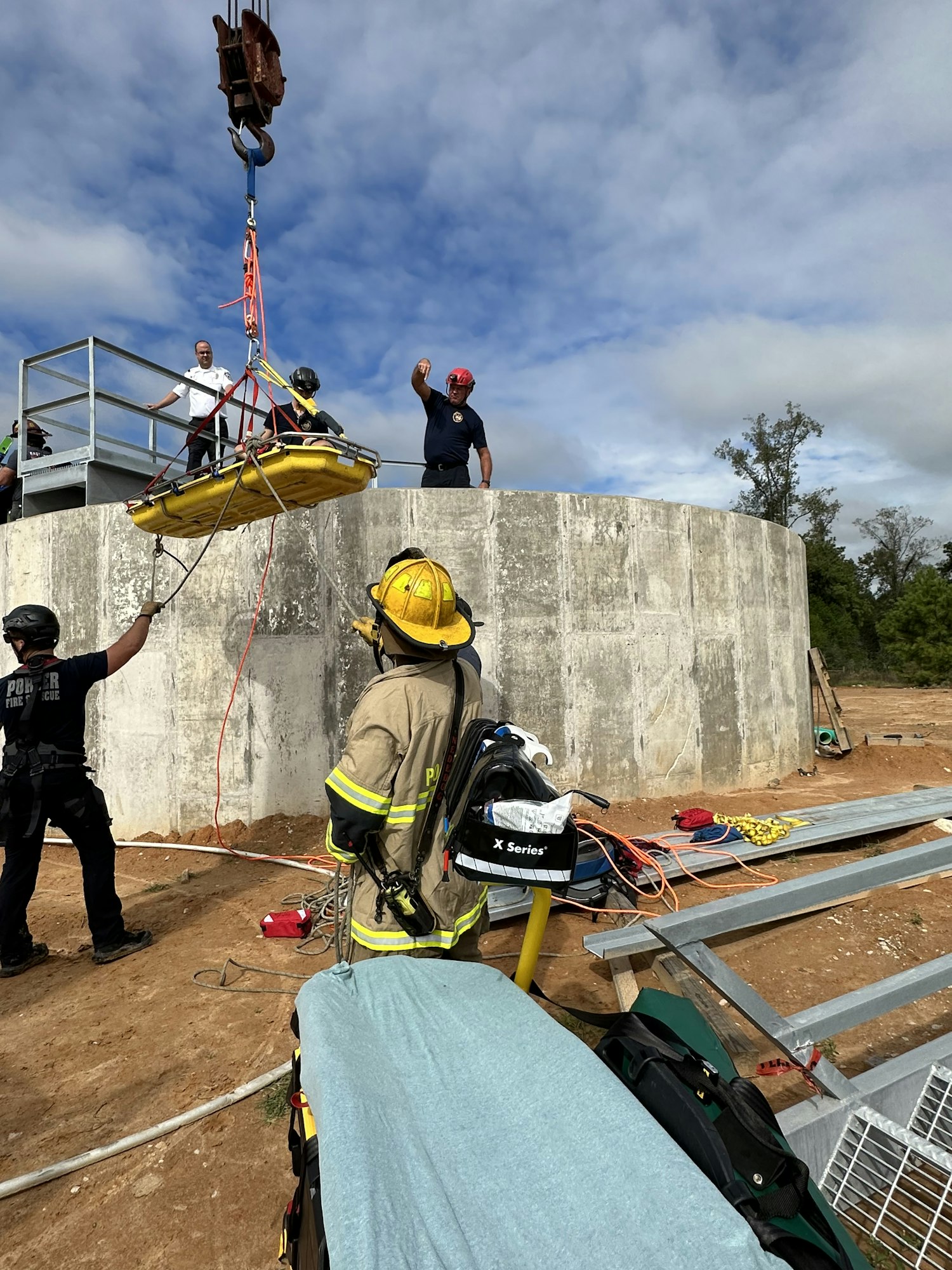 Tank Rescue 11-14-2023 - Porter Fire Department - Montgomery County ESD #6