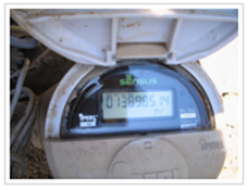 Sensus iPerl water meter example