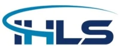A blue and white logo with the letters "HLS" in a stylized font, possibly representing a company or organization.