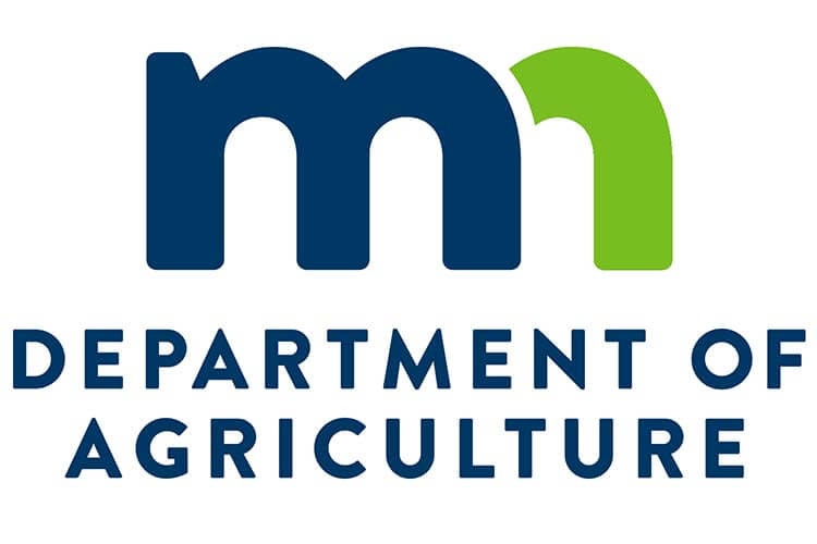 Logo of the Minnesota Department of Agriculture with stylized "mn" letters.