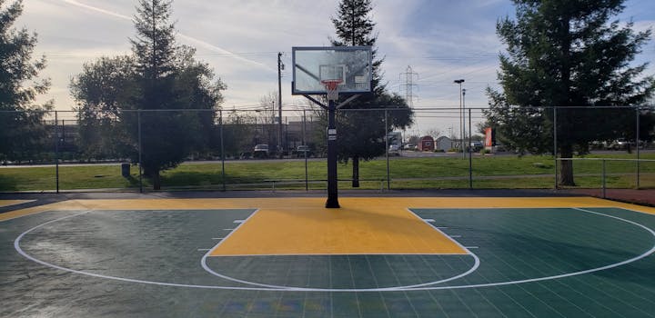 May contain: team, sports, basketball, sport, team sport, and basketball court