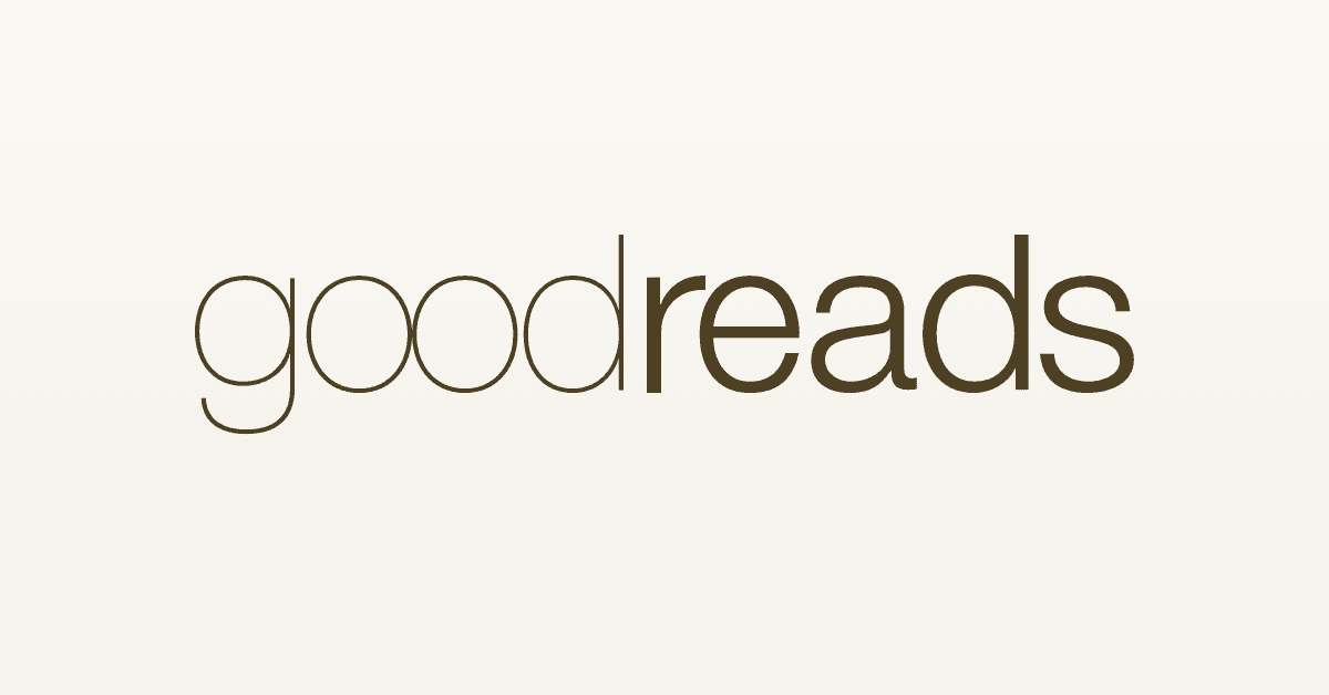 The image displays the "goodreads" logo.