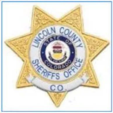 A badge of the Lincoln County Sheriff's Office, Colorado.
