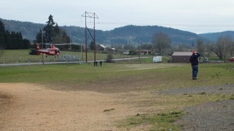 May contain: person, human, helicopter, transportation, vehicle, and aircraft