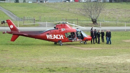 May contain: person, human, helicopter, aircraft, vehicle, and transportation