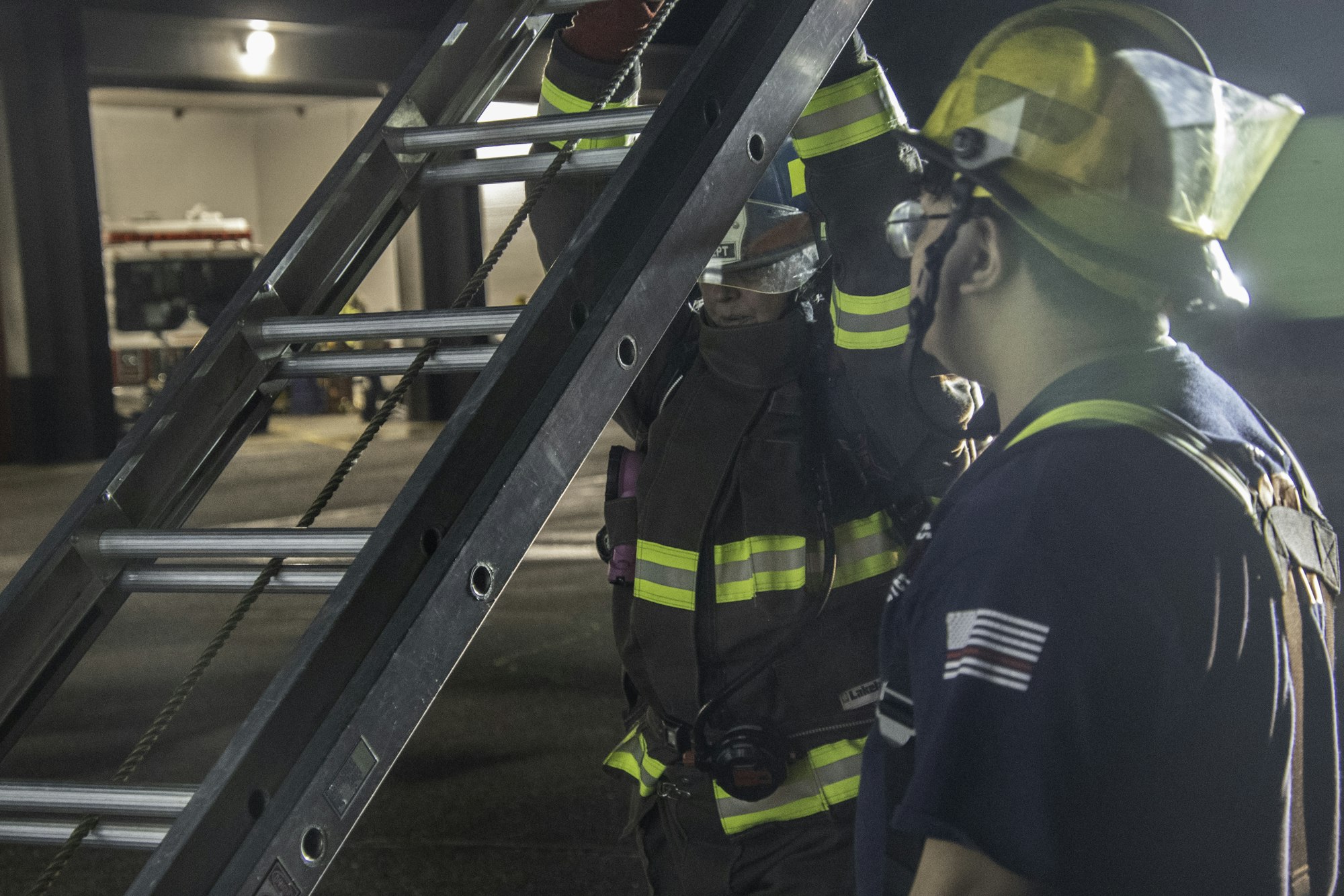 May contain: helmet, adult, male, man, and person