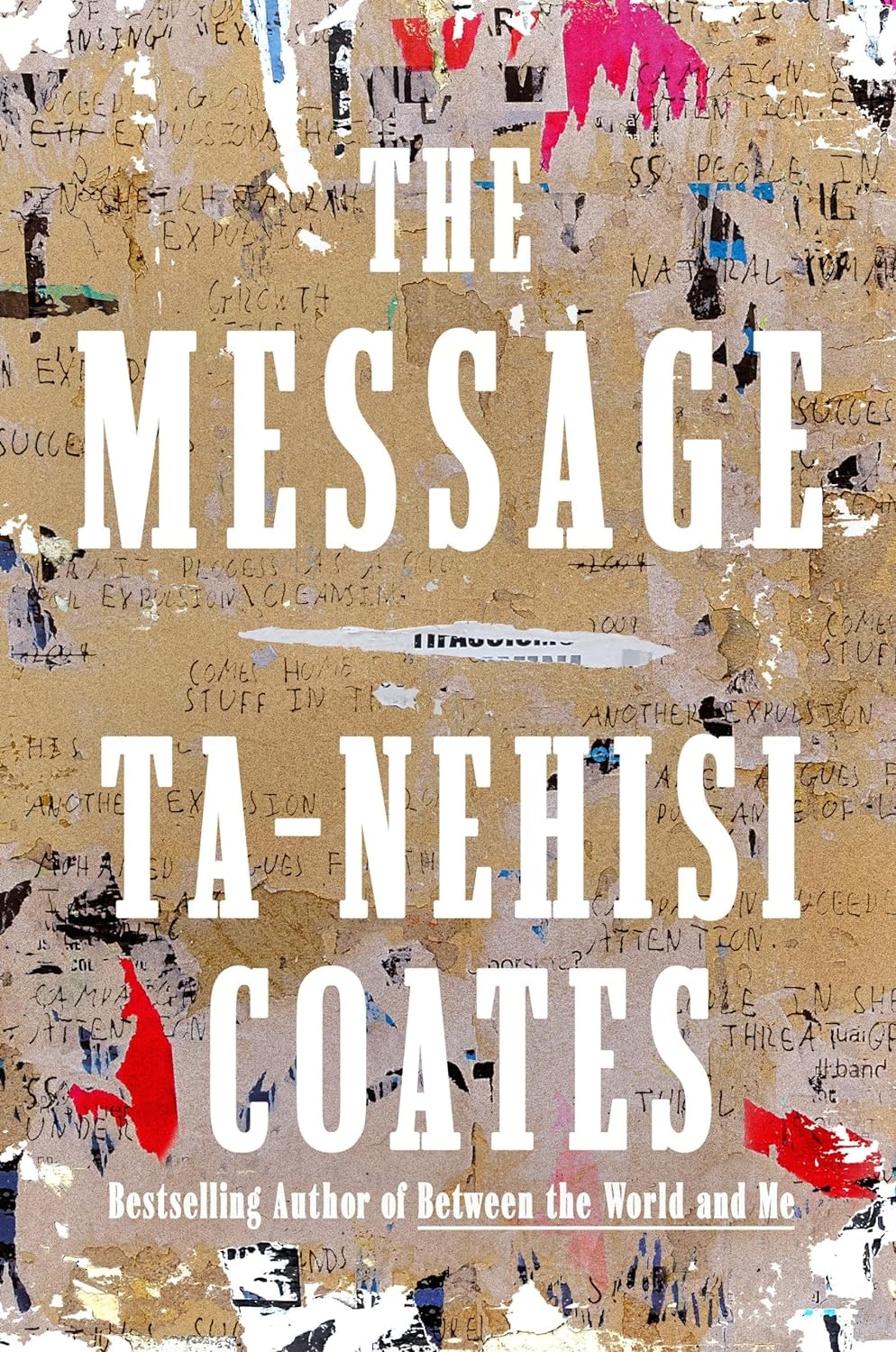 Abstract art-style book cover with the text "The Message" and the author's name.