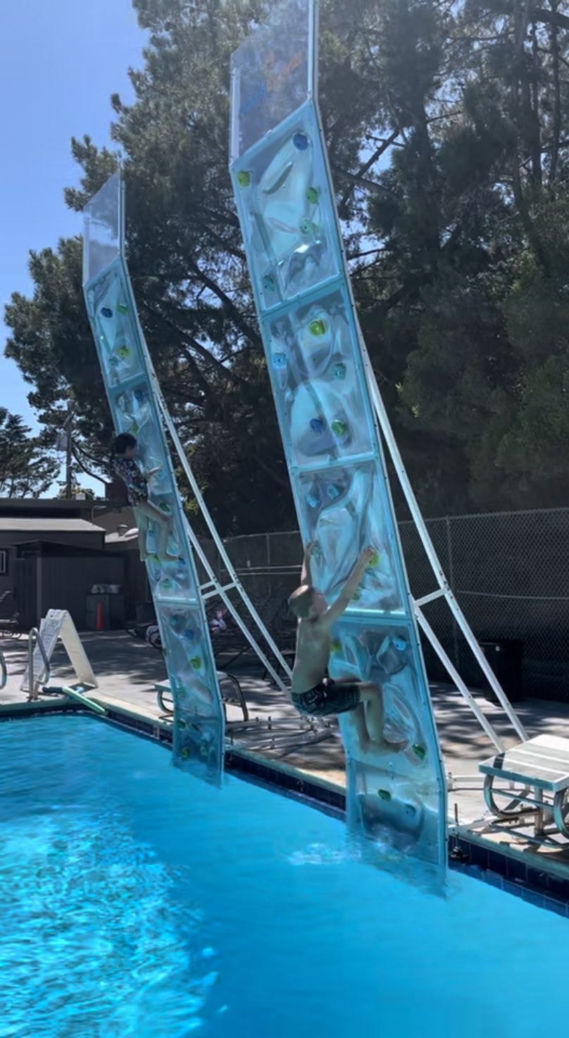 May contain: water, person, pool, and swimming pool
