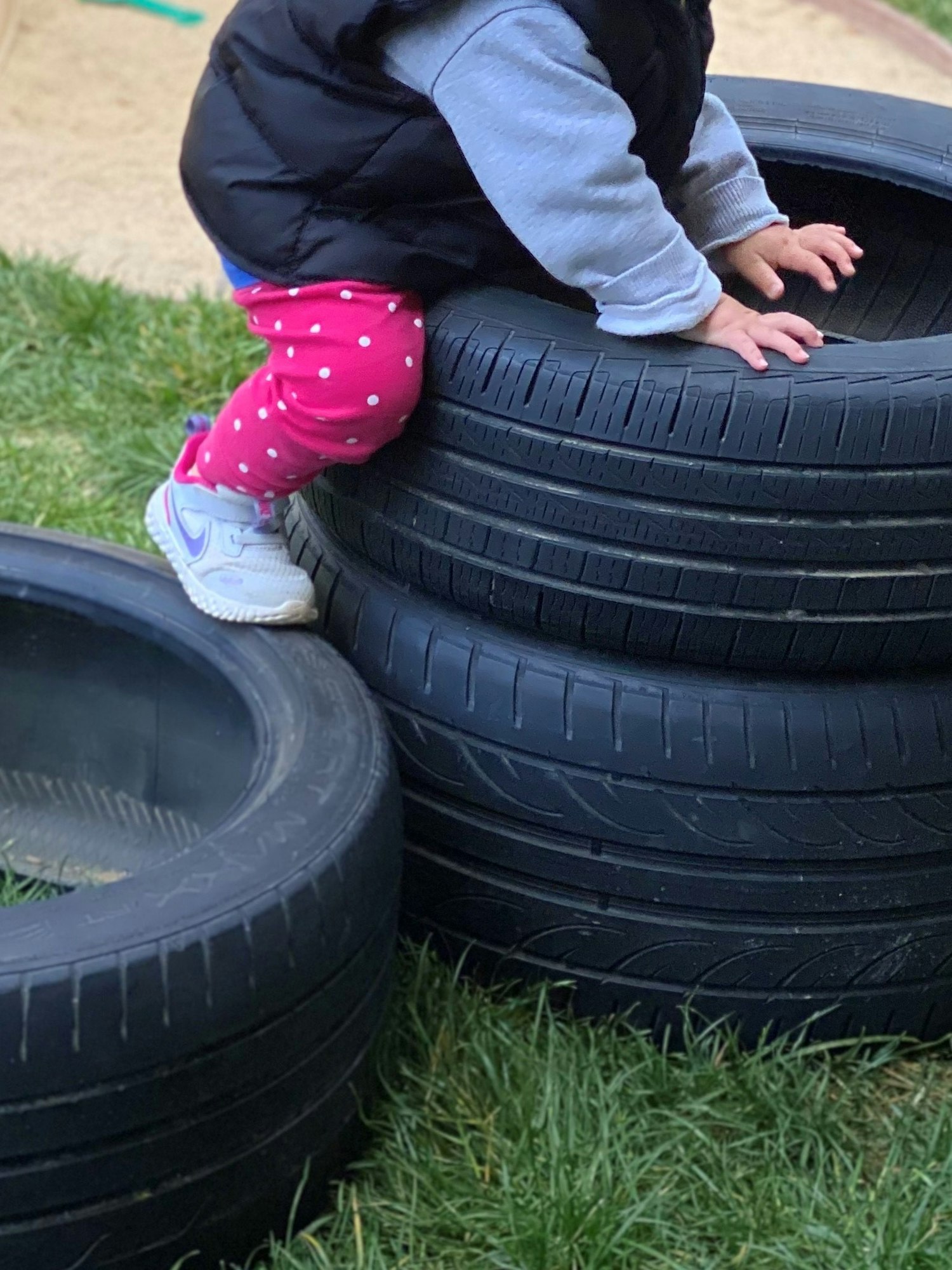 May contain: tire, shoe, footwear, clothing, apparel, person, and human