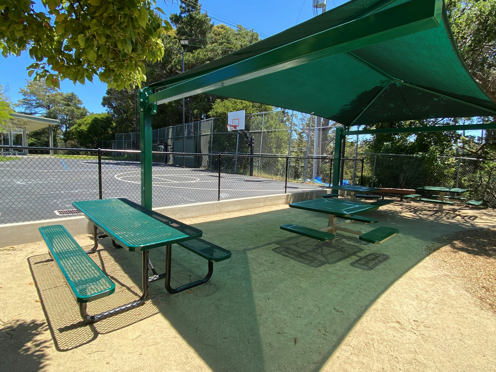 May contain: bench, furniture, desk, table, and outdoors