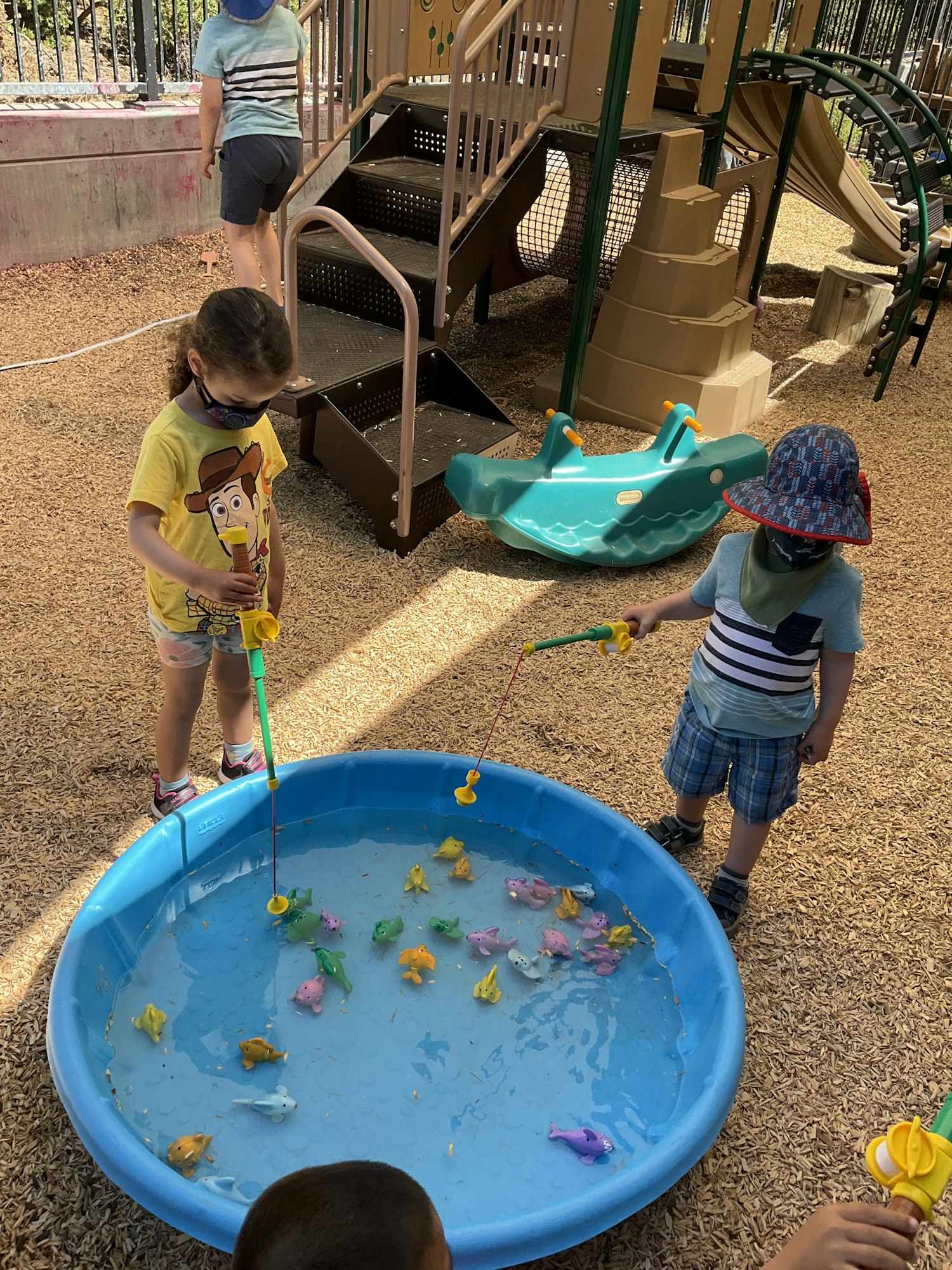 May contain: person, human, play area, and playground