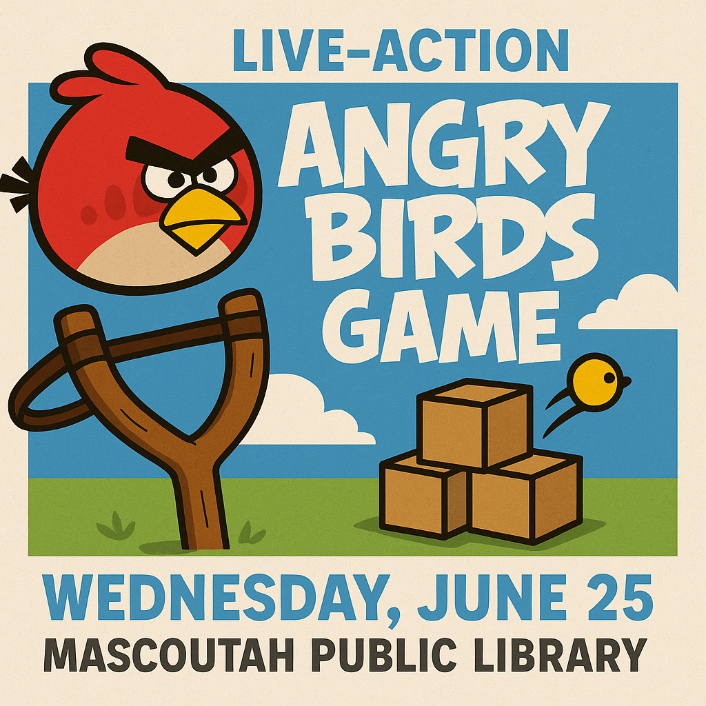 Angry Birds live-action game at Mascoutah Public Library on Wednesday, June 25.