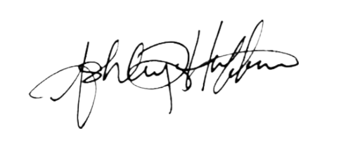 A stylized handwritten signature.