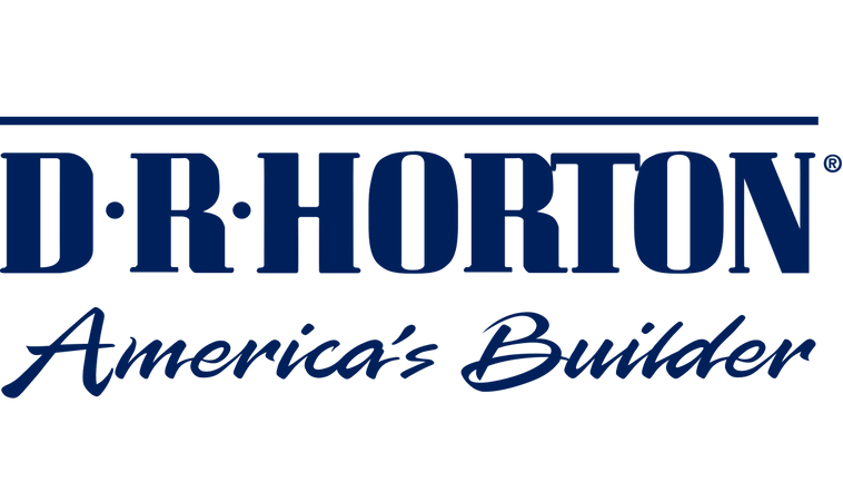 Logo of D.R. Horton, a home construction company.