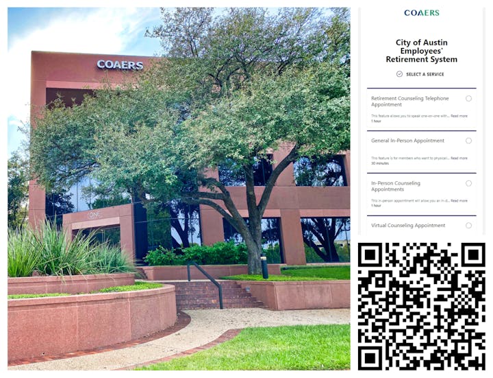image of appointment page