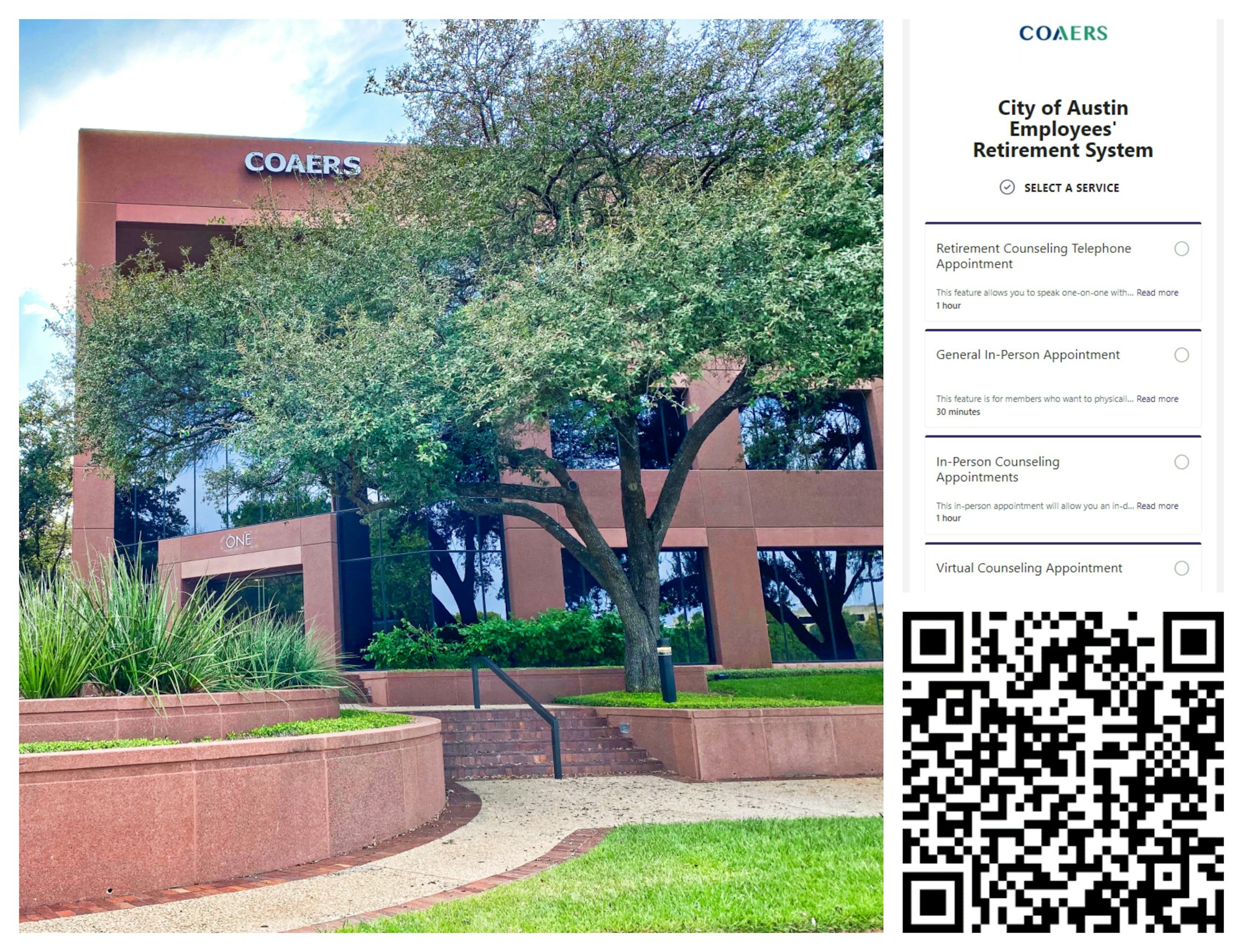 image of appointment page