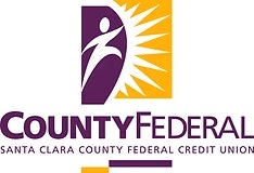 The image features the logo of Santa Clara County Federal Credit Union, named "County Federal."