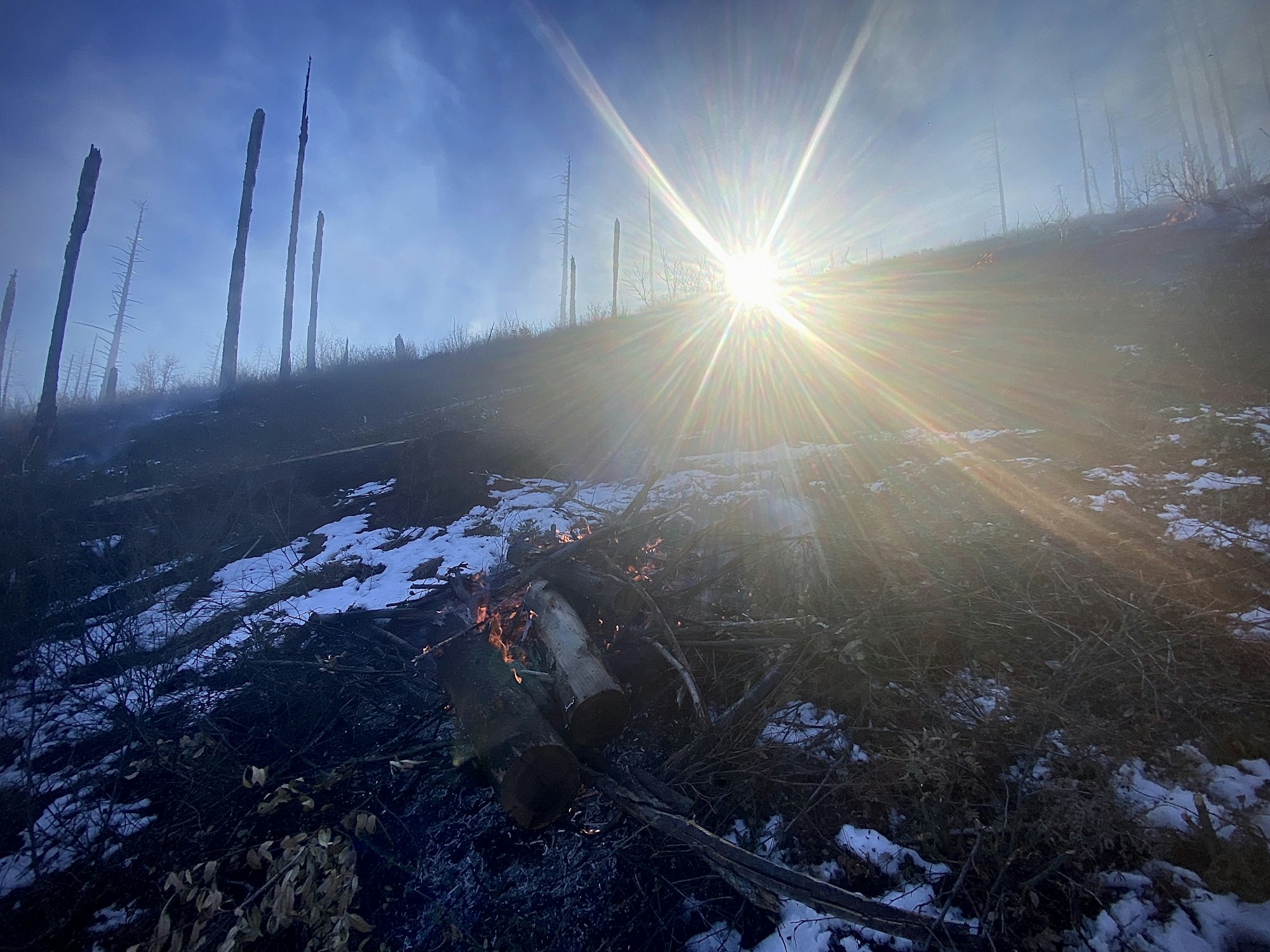 May contain: flare, light, sunlight, sky, outdoors, and nature
