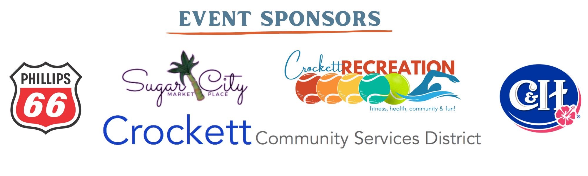 Logos of various entities listed as event sponsors.