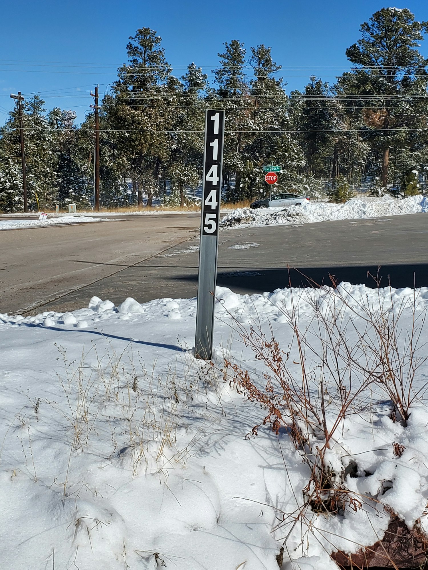 BFFR Driveway address sign