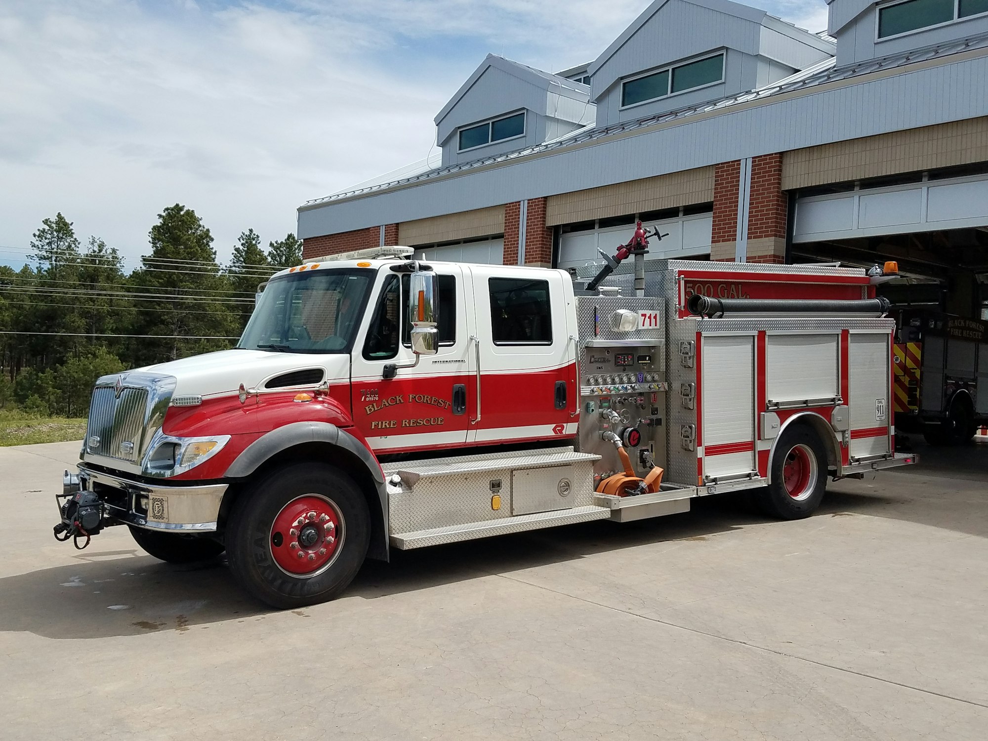 May contain: vehicle, truck, transportation, and fire truck