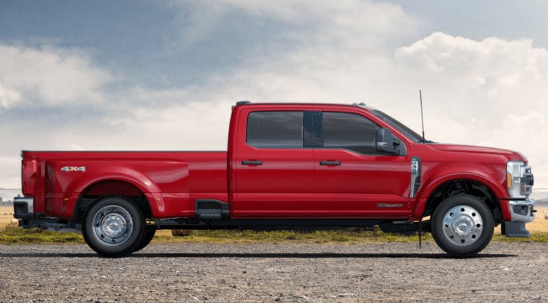 Red truck