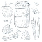 May contain: jar, art, and drawing