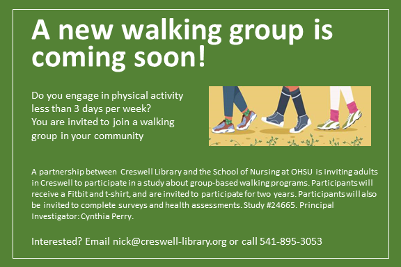 A new walking group is coming soon!