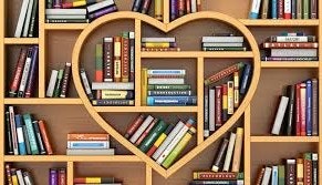 heart-shaped bookshelf