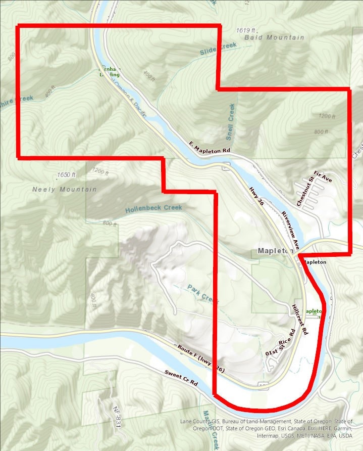 District Map - Mapleton Water District