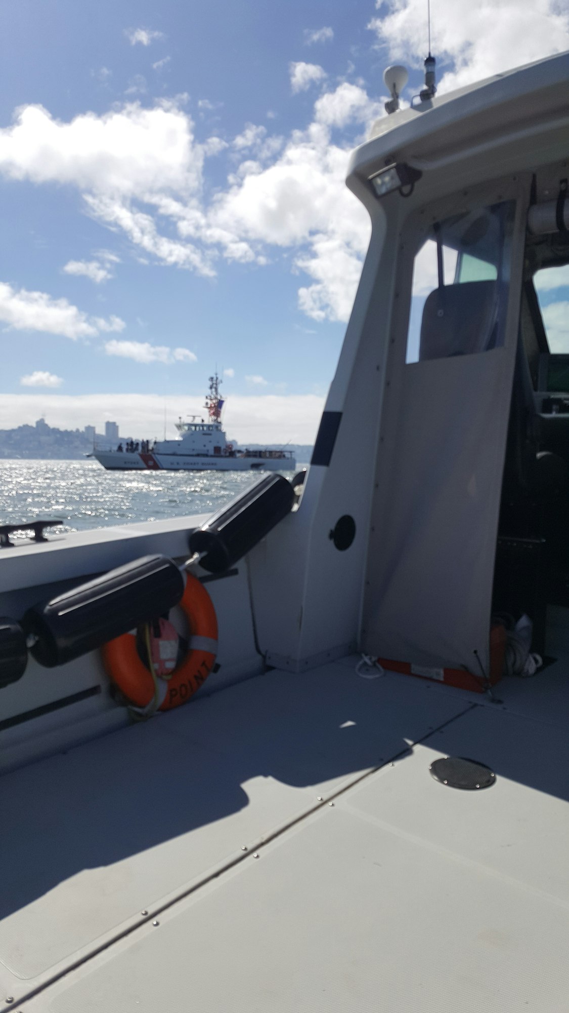 May contain: military, vehicle, watercraft, transportation, vessel, boat, cruiser, ship, and navy