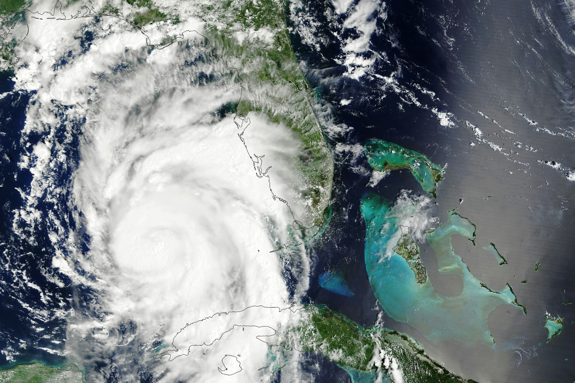 Hurricane Idalia photo from space