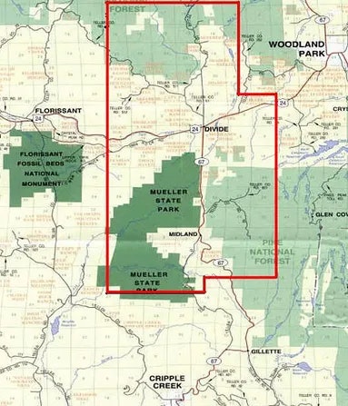 Map of service area