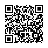 A black and white QR code.
