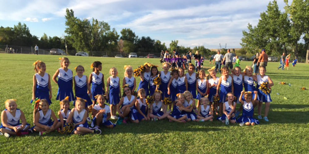Photo of cheerleaders