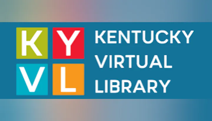 Logo of the Kentucky Virtual Library (KYVL) with colorful blocks for letters.