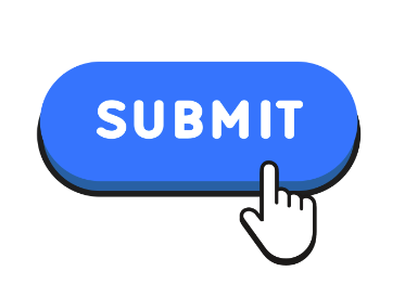 A blue "SUBMIT" button with a hand pointer icon clicking on it.