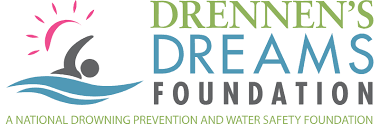 Logo for Drennen's Dreams Foundation, focused on drowning prevention and water safety.