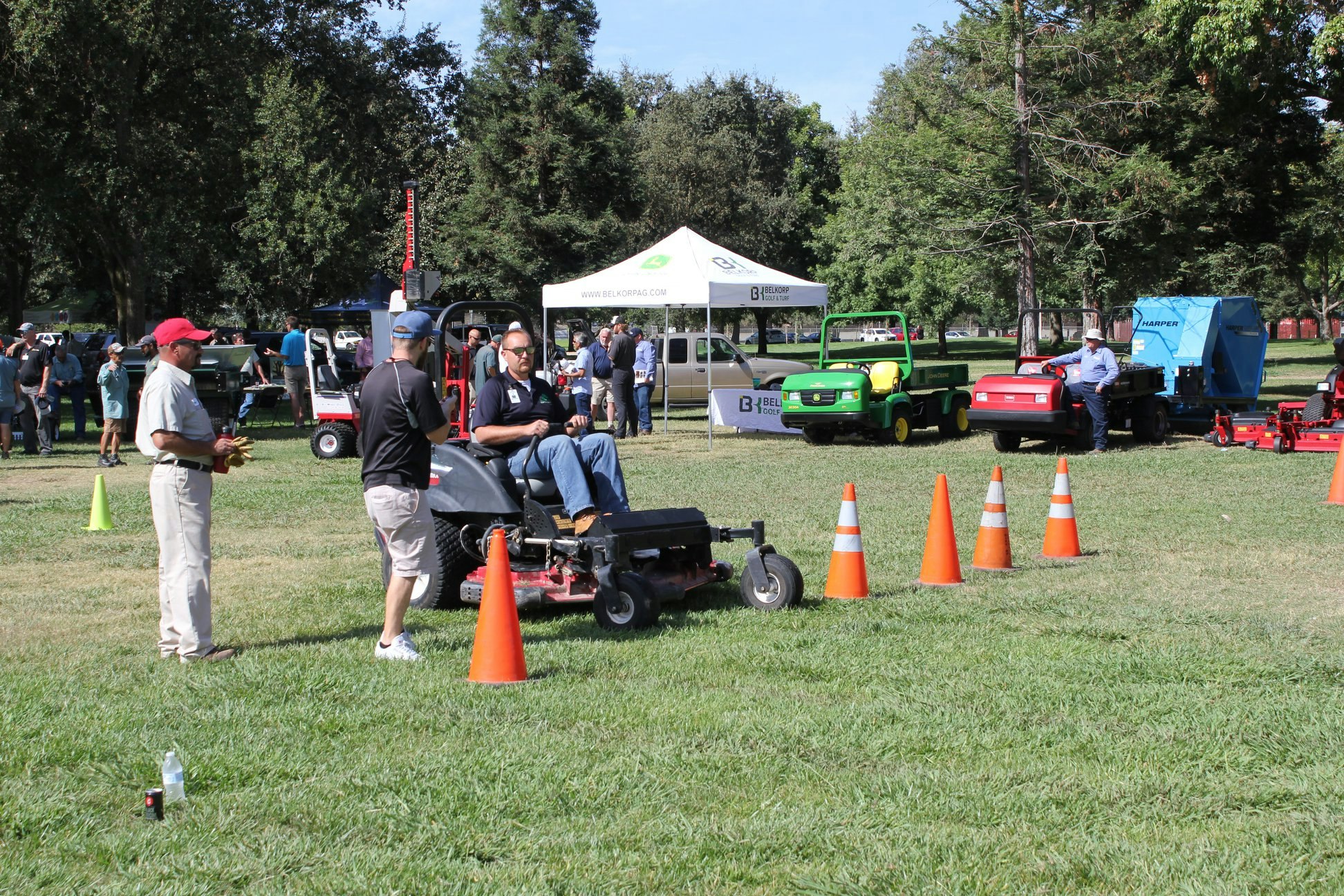 May contain: person, human, grass, plant, and cone
