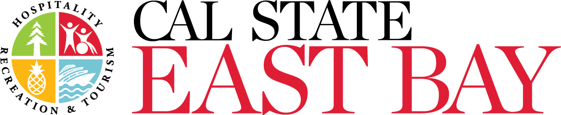 A colorful emblem beside "EAST BAY" text, with nature and water symbols.
