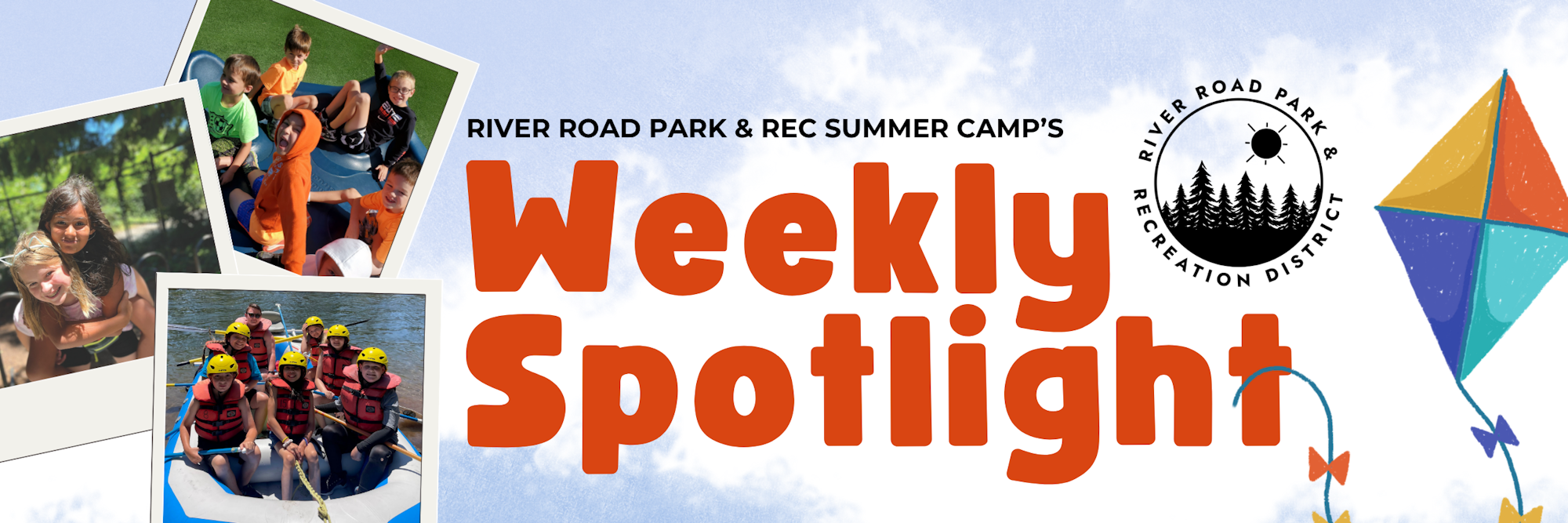 Highlights from River Road Park & Rec Summer Camp featuring kids enjoying various activities and adventures.