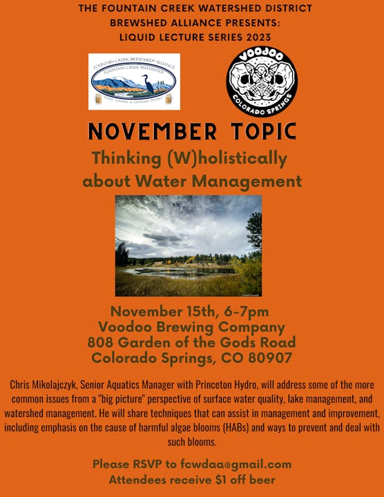 Liquid Lecture Flyer, November 2023